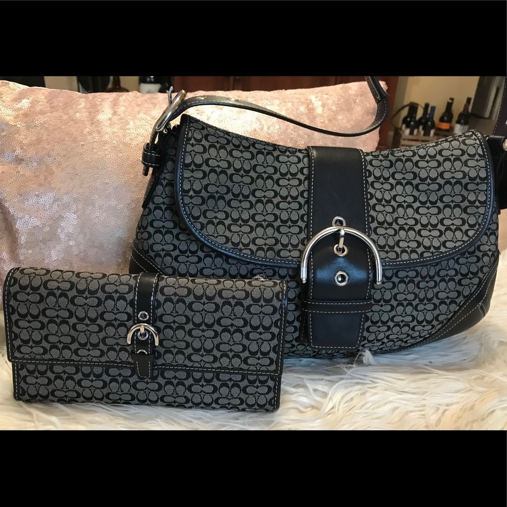 Coach purse & matching wallet-great condition